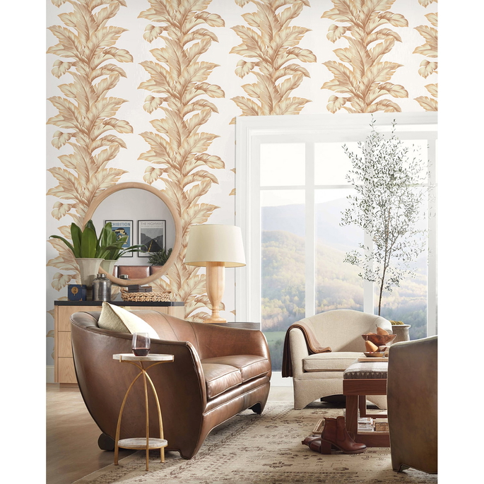 Lillian August Banana Springs Peachy Wallpaper image 2 of 2