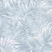 Lillian August Cordelia Tossed Palms Blue Shale Wallpaper