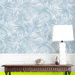 Lillian August Cordelia Tossed Palms Blue Shale Wallpaper thumbnail image 3 of 4