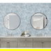 Lillian August Cordelia Tossed Palms Blue Shale Wallpaper thumbnail image 4 of 4