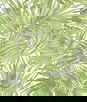 Lillian August Cordelia Tossed Palms Spring Green Wallpaper
