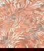 Lillian August Cordelia Tossed Palms Coral Wallpaper