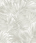 Lillian August Cordelia Tossed Palms Dove Grey Wallpaper