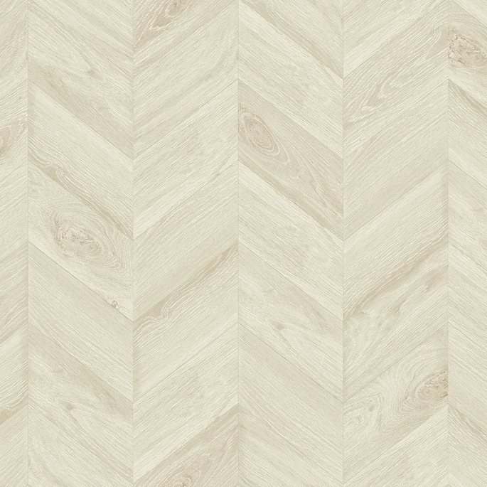 Lillian August Keone Bay Chevron Oat Wallpaper image 1 of 3