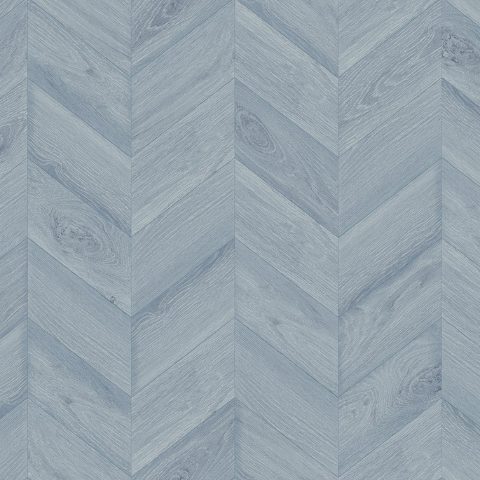 Lillian August Keone Bay Chevron Bay Blue Wallpaper image 1 of 3