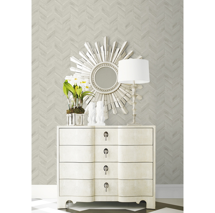 Lillian August Keone Bay Chevron Birch Wallpaper image 2 of 3