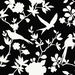 Lillian August Kauai Bird Toile Inkwell Wallpaper thumbnail image 1 of 2