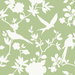 Lillian August Kauai Bird Toile Seacrest Green Wallpaper