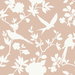 Lillian August Kauai Bird Toile Peach Petal Wallpaper