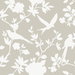 Lillian August Kauai Bird Toile Argos Grey Wallpaper