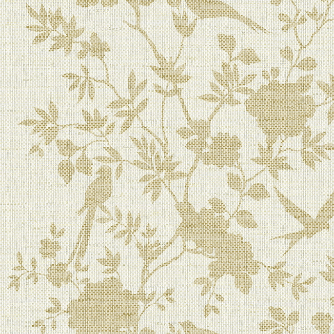 Lillian August Aloha Bird Trail Golden Wallpaper image 1 of 3
