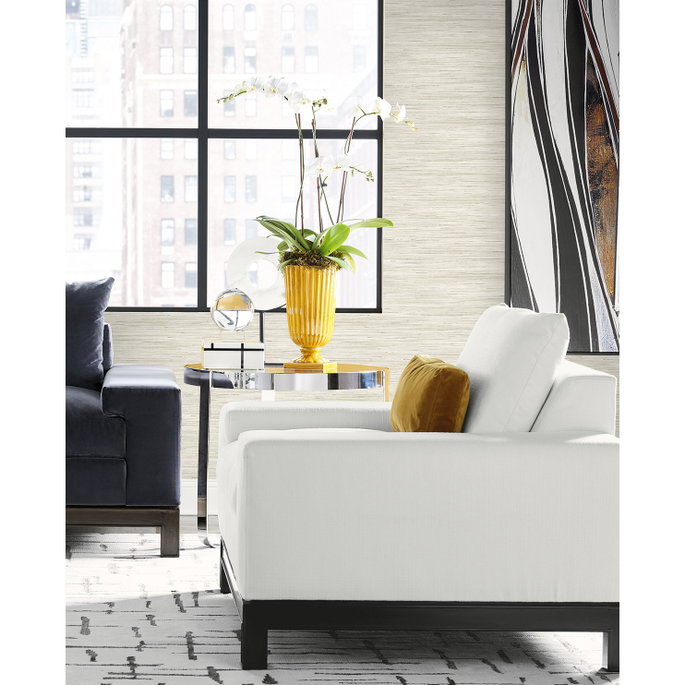 Lillian August Loe Sanctuary Stria Chantilly Wallpaper image 2 of 3