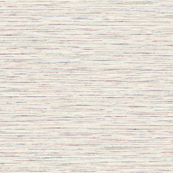 Lillian August Loe Sanctuary Stria Carmine &amp; Navy Wallpaper image 1 of 3
