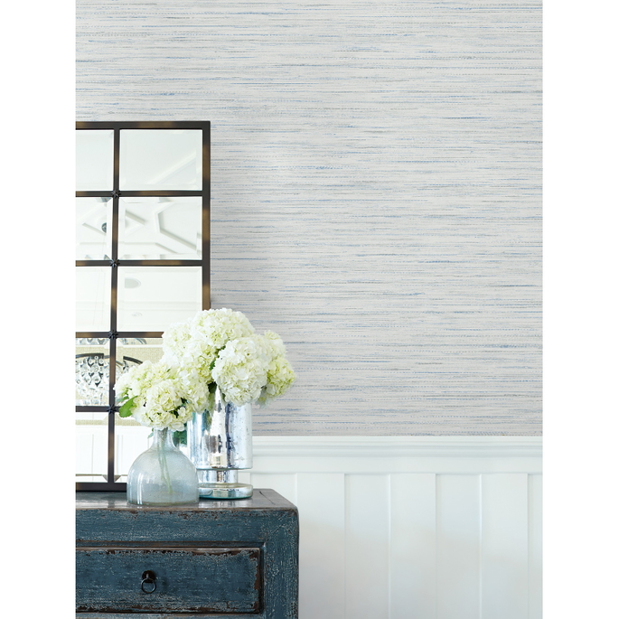 Lillian August Loe Sanctuary Stria Blue Haze Wallpaper image 3 of 3