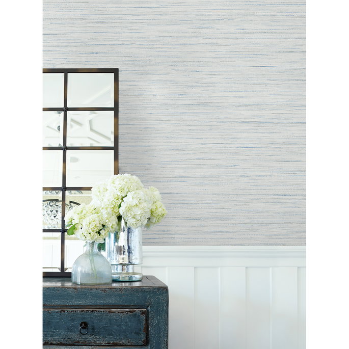 Lillian August Loe Sanctuary Stria Blue Haze Wallpaper image 3 of 3