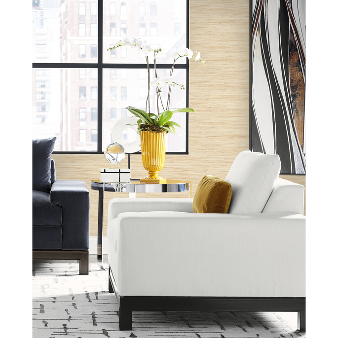 Lillian August Loe Sanctuary Stria Wheat Grass Wallpaper image 2 of 3