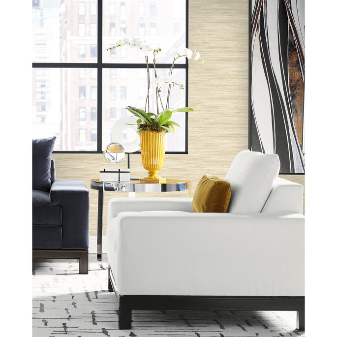 Lillian August Loe Sanctuary Stria Lemongrass Wallpaper image 2 of 3