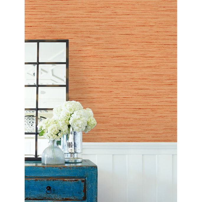 Lillian August Loe Sanctuary Stria Persimmon Wallpaper image 3 of 3