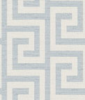 Lillian August Luna Retreat Greek Key Skylight Wallpaper