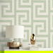 Lillian August Luna Retreat Greek Key Green Ivy Wallpaper thumbnail image 4 of 4