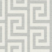 Lillian August Luna Retreat Greek Key Pewter Wallpaper