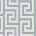 Lillian August Luna Retreat Greek Key Blue Lake Wallpaper