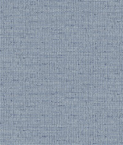 Lillian August Kaya Faux Paperweave Coastal Blue Wallpaper