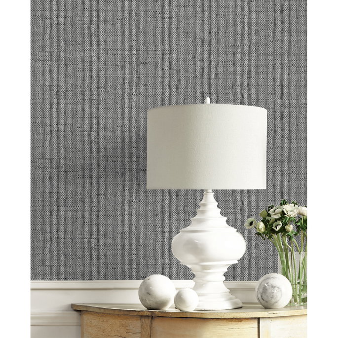 Lillian August Kaya Faux Paperweave Shadow Wallpaper image 3 of 3