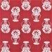 Premier Prints Lobster Timberwolf Red Macon Fabric thumbnail image 1 of 4