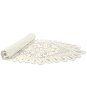 13" x 120" Ivory Floral Lace Table Runner