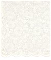 Ivory Floral Lace Square Table Overlay - 54" x 54"