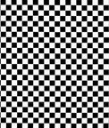 White/Black Checker Matte Satin Fabric