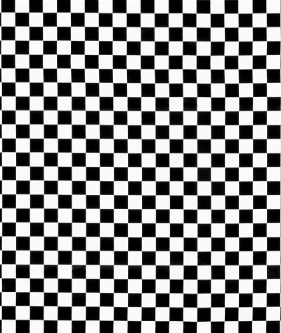 White/Black Checker Matte Satin Fabric