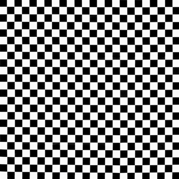 White/Black Checker Matte Satin Fabric | OnlineFabricStore