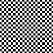 White/Black Checker Matte Satin Fabric thumbnail image 1 of 2
