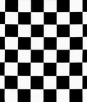 White/Black Medium Checker Matte Satin Fabric