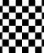 White/Black Medium Checker Matte Satin