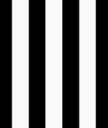 Black/White Medium Stripe Matte Satin Fabric