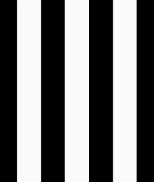 Black/White Medium Stripe Matte Satin Fabric