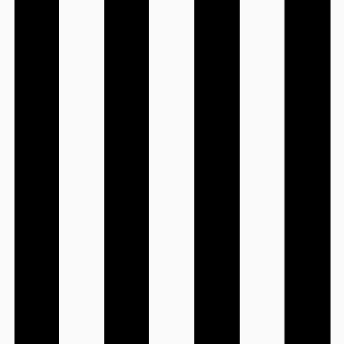 Black/White Medium Stripe Matte Satin Fabric image 1 of 2