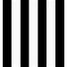 Black/White Medium Stripe Matte Satin Fabric thumbnail image 1 of 2