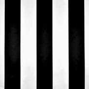 Black/White Wide Stripe Matte Satin Fabric