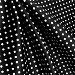 Black/White Mini Polka Dot Matte Satin Fabric thumbnail image 2 of 2