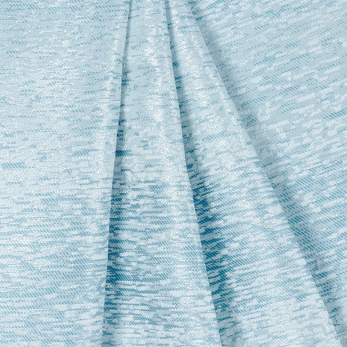 Lucid 118" Jacquard Blue Fabric image 2 of 2