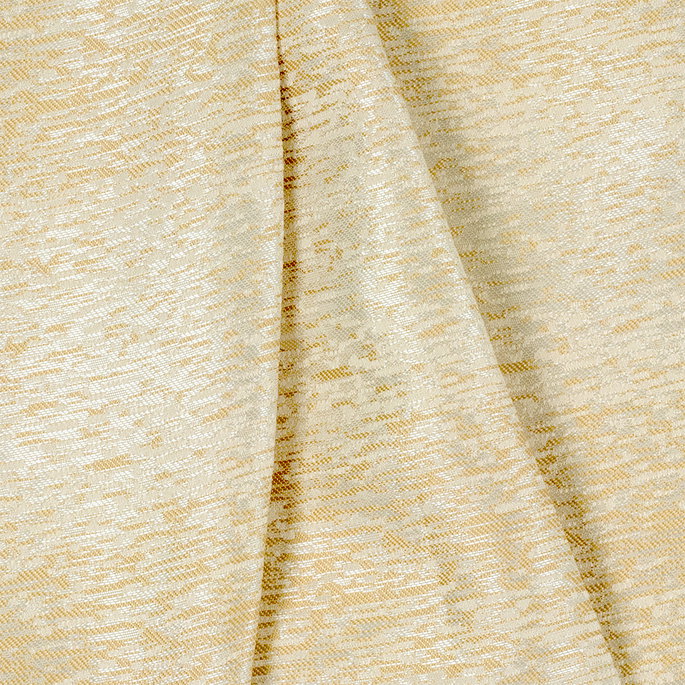 Lucid 118" Jacquard Gold Fabric image 2 of 2