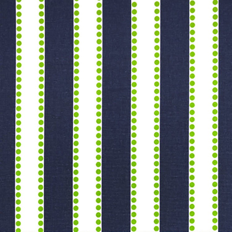 Premier Prints Lulu Blue/Chartreuse Canvas Fabric
