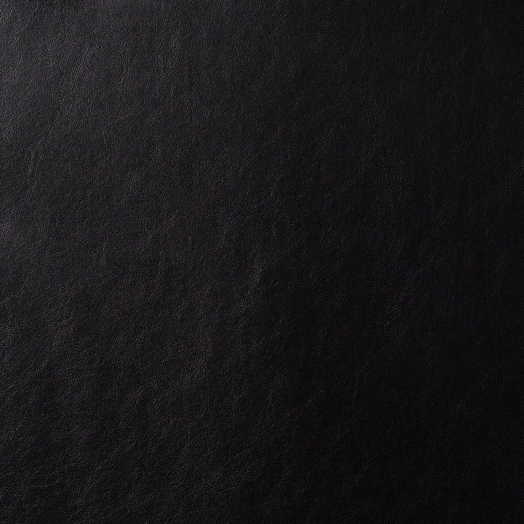 Black Vegan Leather Fabric for Upholstery Faux Leather Fabric in
