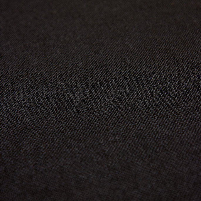 Everly Black Luxe Linen Fabric image 3 of 3