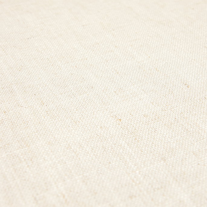 Everly White Luxe Linen Fabric image 3 of 3