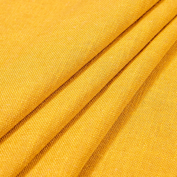 Everly Gold Luxe Linen Fabric image 2 of 3